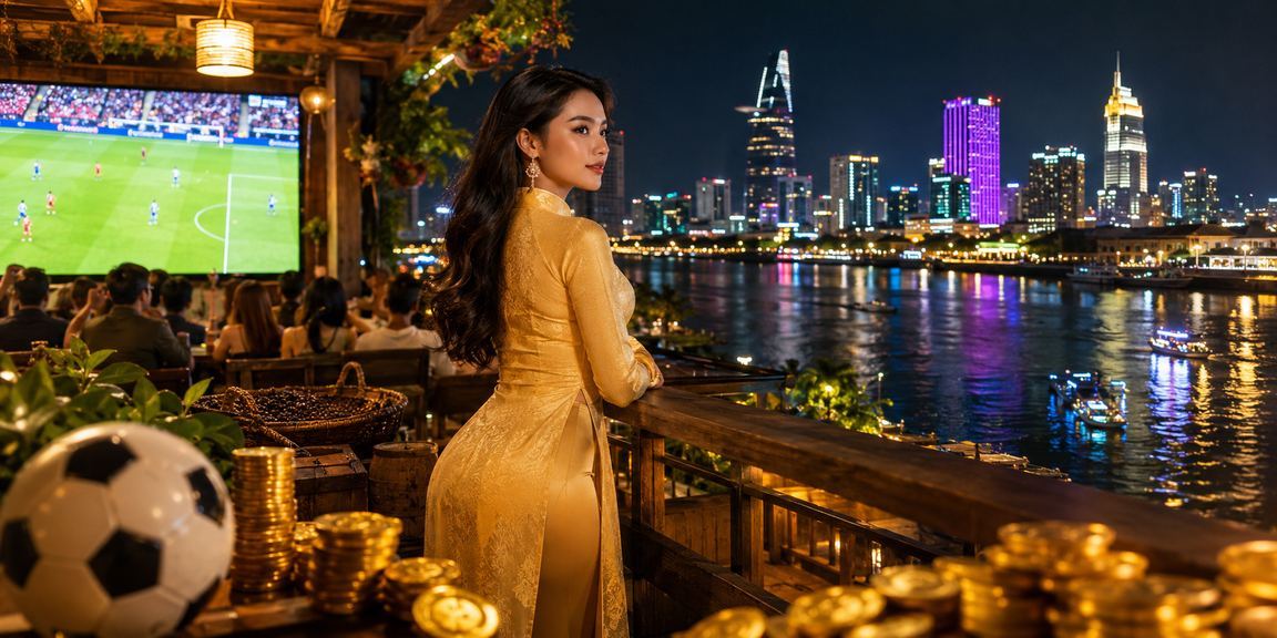 Bối cảnh Hồ Chí Minh với chủ đề bóng đá và quyết định cược