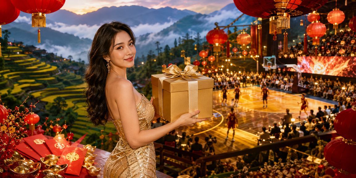 Khung cảnh Sa Pa với chủ đề bóng rổ và trải nghiệm thể thao mobile